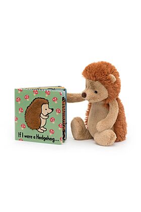 If I Were A Hedgehog Board Book and Bashful Hedgehog Medium
