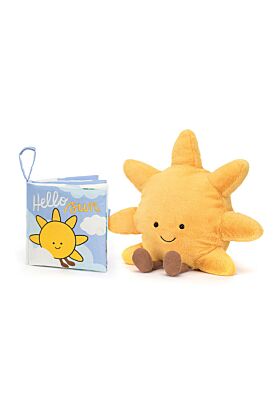 Hello Sun Fabric Book and Amuseables Sun Medium