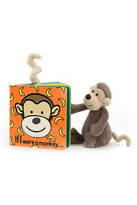 If I Were A Monkey Book and Bashful Monkey Small