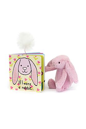 If I Were A Rabbit Book and Bashful Tulip Bunny Small