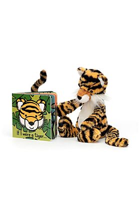 If I Were A Tiger Book and Bashful Tiger Medium