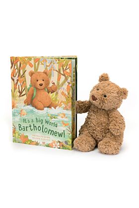 It's a Big World Bartholomew Book and Bartholomew Bear Medium