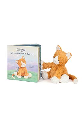 Ginger  the Courageous Kitten Book and Fuddlewuddle Ginger Cat