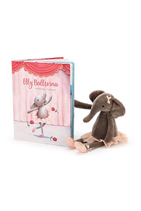 Elly Ballerina Book and Dancing Darcey Elephant
