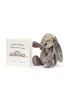 Lapin Timide Veille Sur Tes Nuits and Bashful Cottontail Bunny Medium