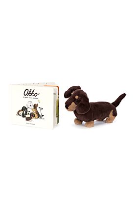 Otto Le Petit Chien Saucisse Livre and Otto Sausage Dog Medium