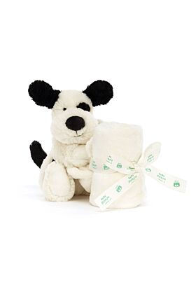 Bashful Black &amp  Cream Puppy Soother
